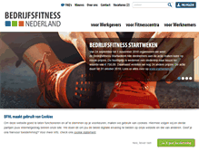 Tablet Screenshot of bedrijfsfitnessnederland.nl